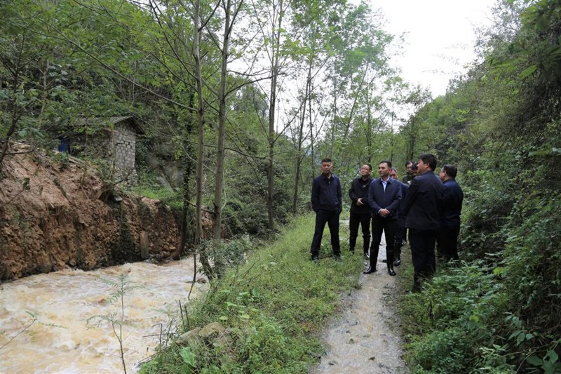 李宽督导检查指导防汛救灾,恢复重建工作